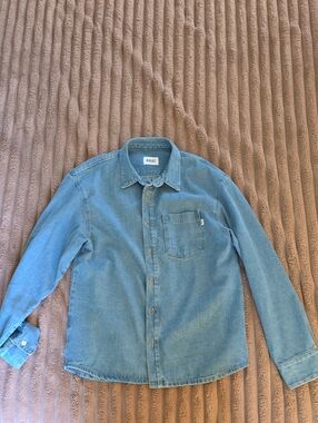 KROST Light Blue Denim Button-Down Shirt